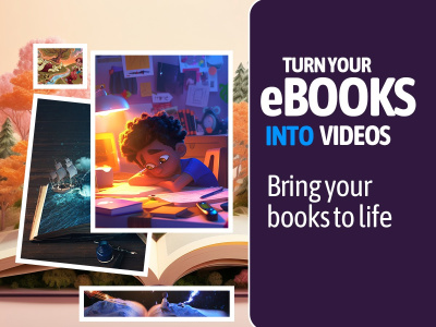 Your eBook turned into an animated Video series