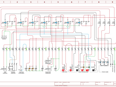 Detailed and precise electrical schematics