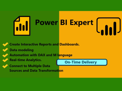 Interactive and professional dashboards and data modeling in power BI