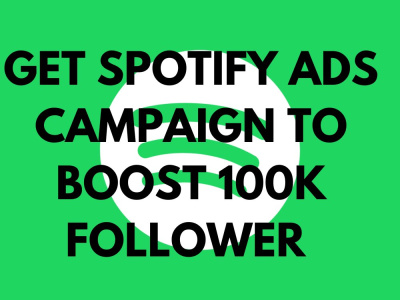 Create and run music ads to promote your spotify music to boost more