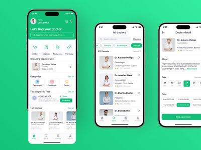 - UI/UX Design Solutions For HealthCare mobile app | Figma | Upwork
