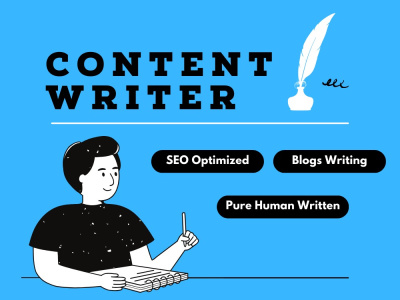 Blog Writing Content Writing - Writer - SEO Blog Content Writing