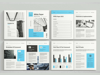 A professional white paper design