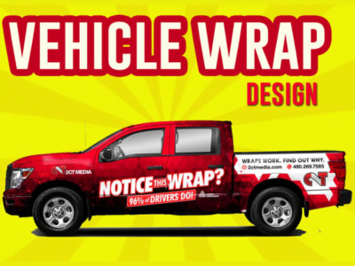 Print ready , Professional Vehicle wrap for your Car, Truck, Van, etc