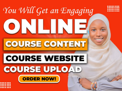Create online course, course curriculum, course content, course slides