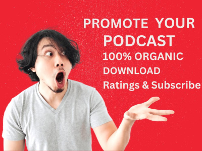Organic apple podcast promotion and get more downloads & rating
