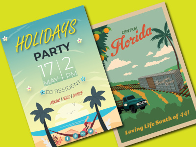 A unique Vintage Retro Poster