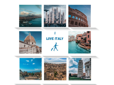 A Travel itinerary for your holidays in Italy / A travel plan from A to Z