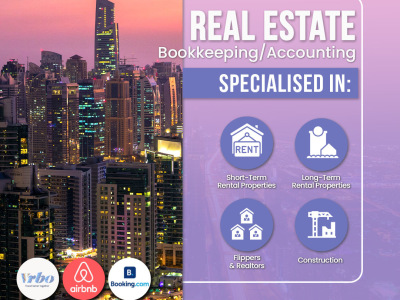 A bookkeeping and accounting services for Real Estate