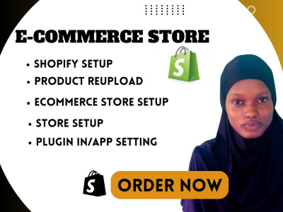A Shopify Store Ecommerce website design Shopify Store Setup | Upwork