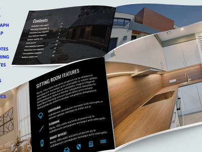 A professional Real Estate, Medical, Travel, or Academic Brochure