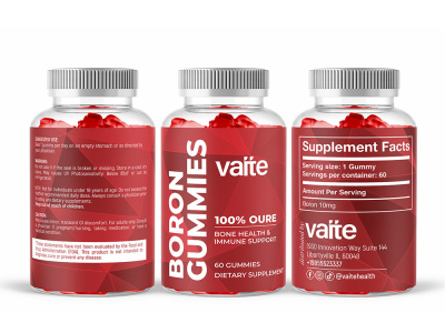 PREMIUM SUPPLEMENT LABEL DESIGN and BOTTLE LABEL DESIGN with 3D Mockup.