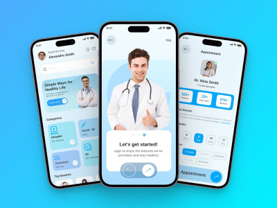 A medical apps for bookings of your clinic and contacting with patients.