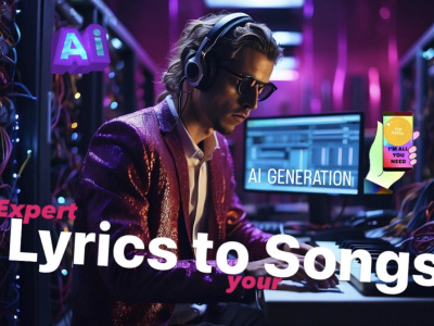 Turn your lyrics into a professional song with vocals in 1 day
