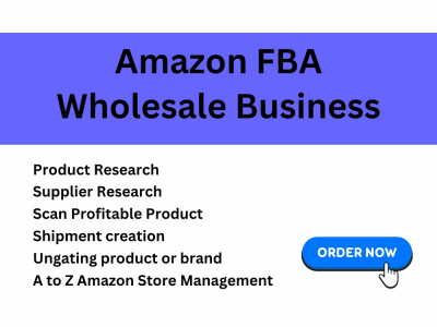 Amazon FBA Wholesale Business Solution | Product and Supplier Research | VA