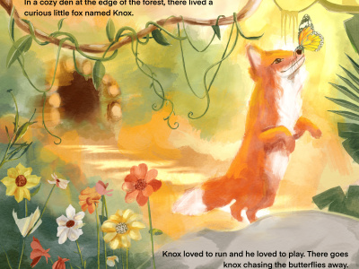 Whimsical watercolor illustration according to your description