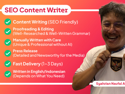 SEO-friendly web content article for your website in English or Indonesian