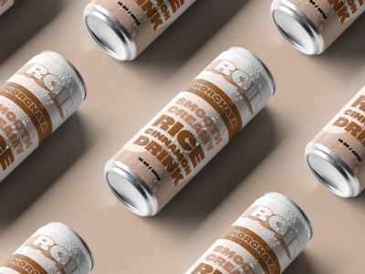 A creative can label design for your beverage
