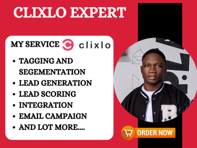 GET CLIXLO WEBSITE, LANDING PAGE, SALES FUNNEL, AUTOMATION AND WORKFLOW
