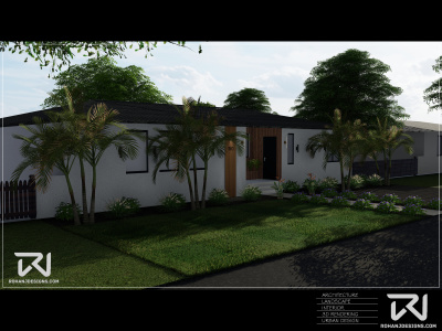 An amazing landscape design (2D and 3D)