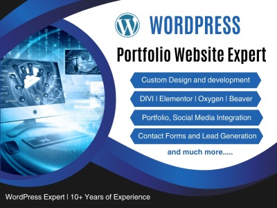WordPress Portfolio Website | Agency Website | Firm Website | Trainer site