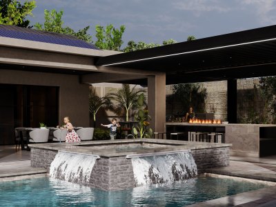 Landscape Design & Modeling & Visualization & Render Of Residential Villa