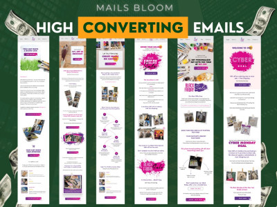 Ecommerce email marketing campaigns designed in klaviyo