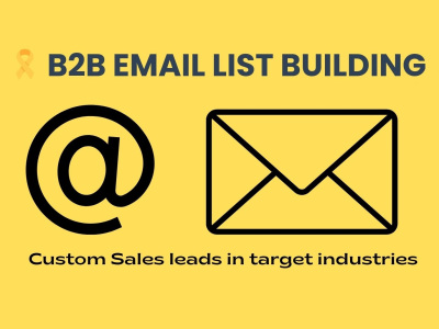 Lead Generation, B2B Prospect List, Target Lead List, Contact List Building