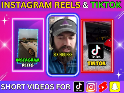 Viral Instagram Reels, Youtube Shorts and Tiktok Videos
