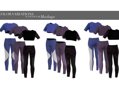 Professional looking 3D activewear mockups with CLO 3D