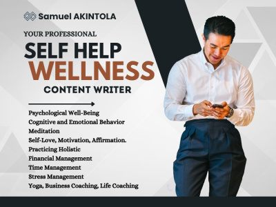 A professional self help book and wellness ebook writer with Amazon KDP