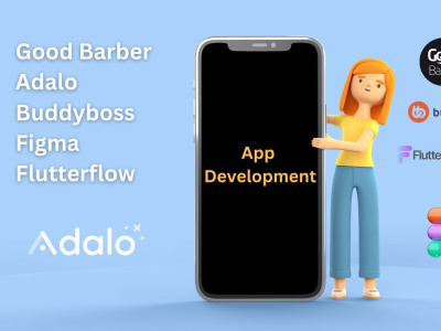 A UI/UX design, Professional app design on Glide app, Goodbarber, Buddyboss