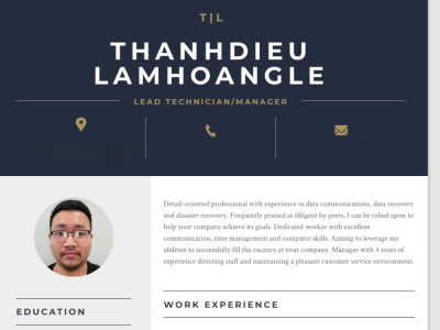 A  superb resume that is grammatically accurate and highly appealing.