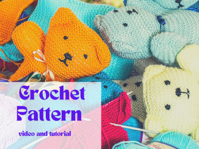 A detailed amigurumi crochet patterns with picture tutorials and video