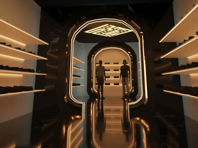 A custom 3D cinematic animation