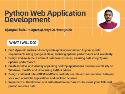 Secure and fast Python/Django/Flask Application | Upwork