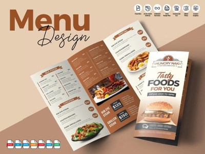 Menu Designs for your Restaurants, Bars and Pubs