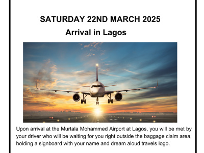 A fantastic travel Itinerary