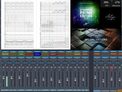 A ultra-realistic mockup of your orchestral score with sound libraries