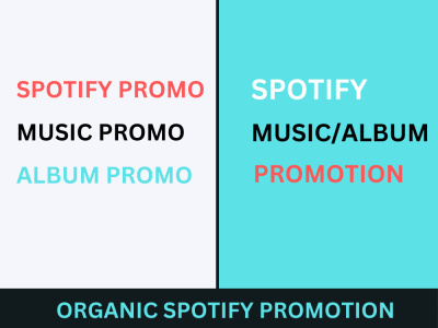 Organic spotify music promotion track to monthly listeners
