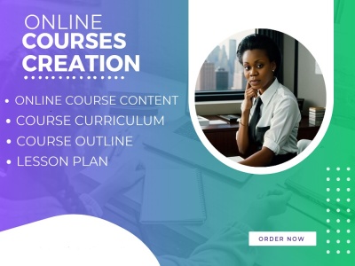 Online course content |course outline | course curriculum | lesson plan