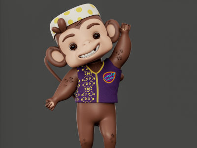 Cartoon character design rigging & animation