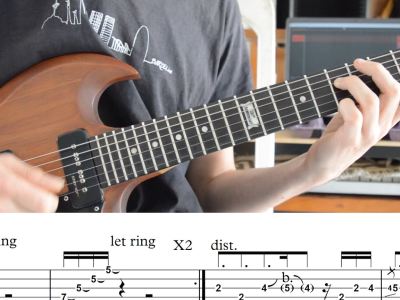Pro guitar video tutorial or tab for any song