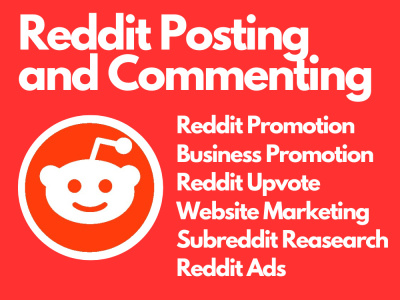 A lot of reddit posts and comments for your business growth on reddit