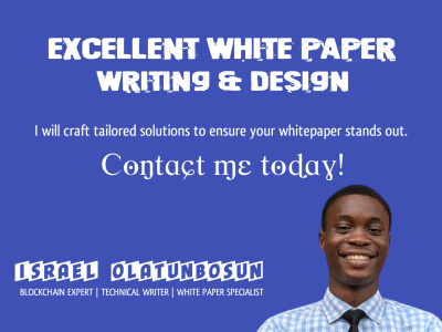 Your Next Exceptional Whitepaper: I'll Craft Excellence