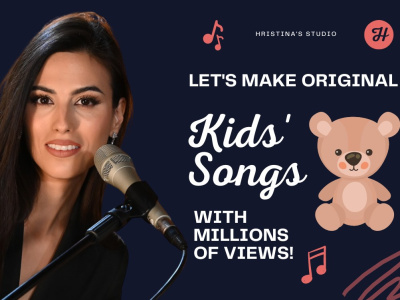 An upload-ready, custom made song for kids