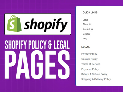 Legal pages or Shopify policy pages