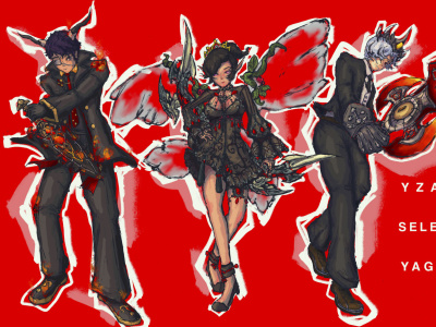 An eccentric illustration of your character from your favorite game.