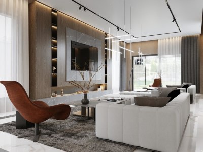 A Photorealisitc 3D Interior rendering and design