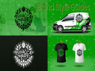 Brand style guide, logo design, stationery, branding with identity